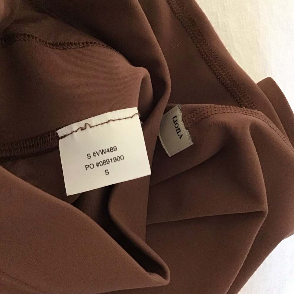 Vuori Daily Wide Leg Pant Size Small Chestnut Brown Active - Picture 10 of 11